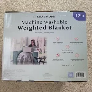 luxemode Wearables Nib Luxemode 2 Lb Velvet Washable Weighted Blanket Poshmark